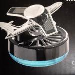 Solar-Powered Aeroplane Model Car Aroma Diffuser with Extra 10 ML Fragrance Aroma - Enjoy Freshness On-The-Go!